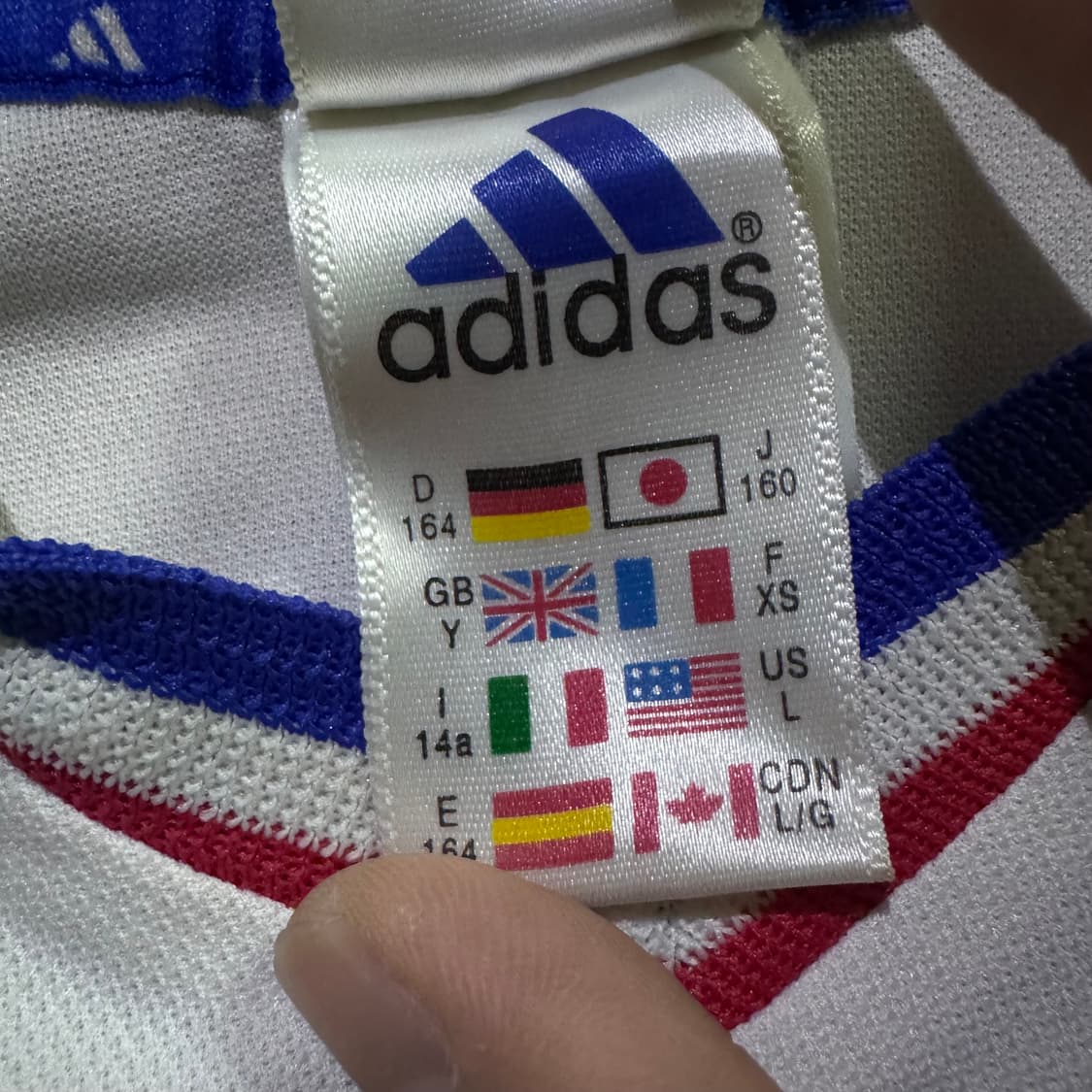 2000-01 아디다스 프랑스 어웨이 유니폼 NO.10 지단 상품이미지5