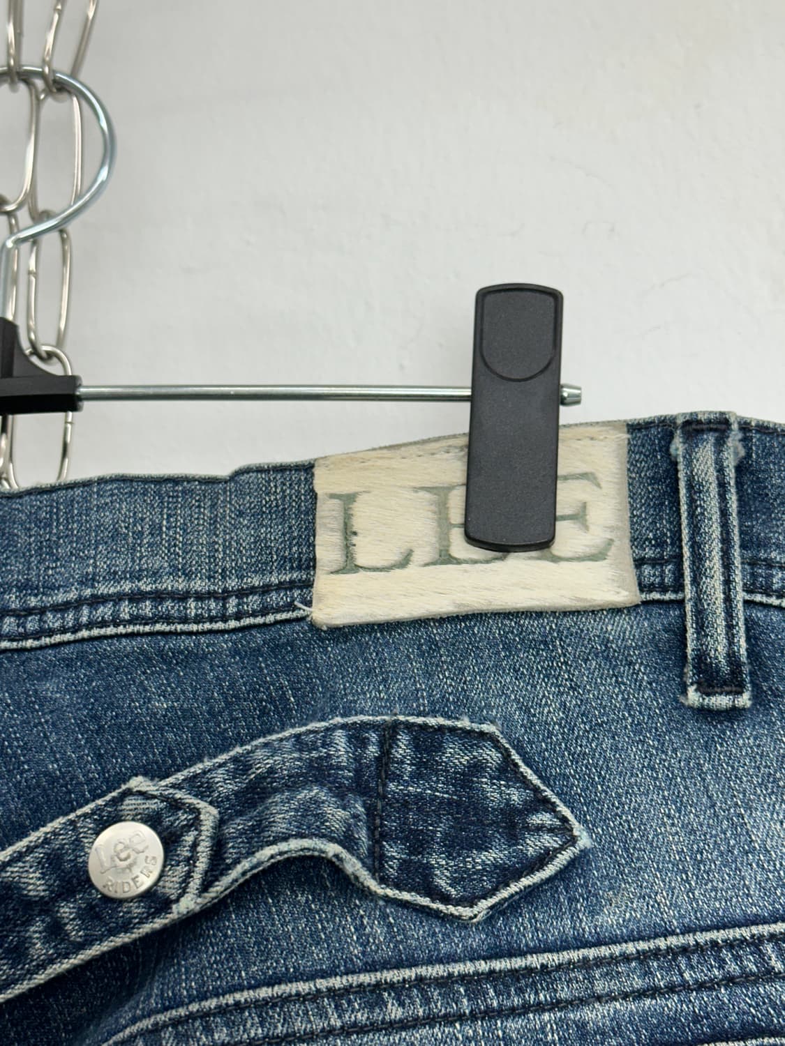 Lee Back Strap Zip Detail Vintage Denim 상품이미지9