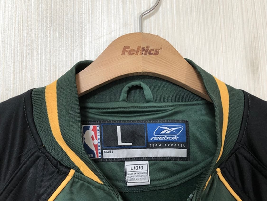 NBA 리복 시애틀슈퍼소닉스 웜업자켓/슈팅자켓 L(해외) 상품이미지4
