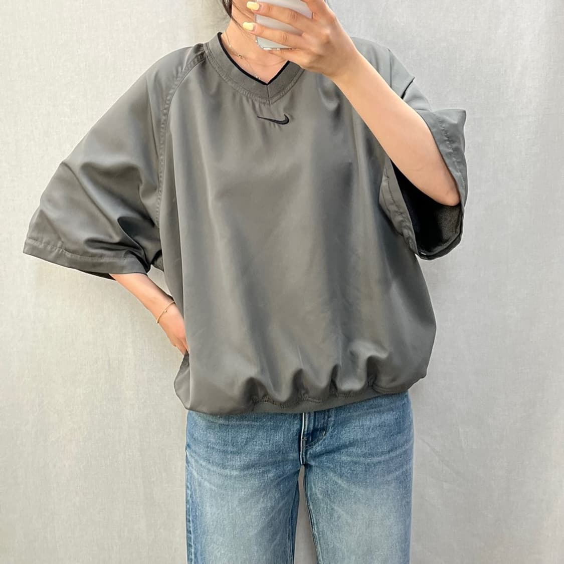 나이키 브이넥 반팔 웜업/#3847 상품이미지3