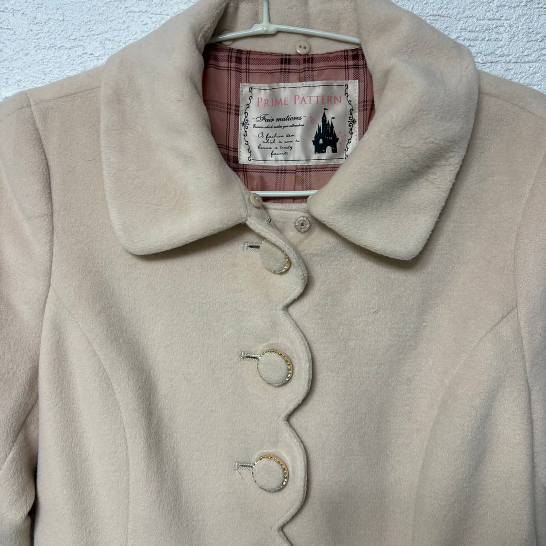 히메갸루 핑크 코트 상품이미지5