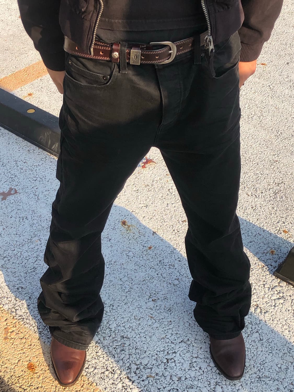 생로랑 벨티드 앵클 부츠 42size 매우 급쳐 상품이미지1