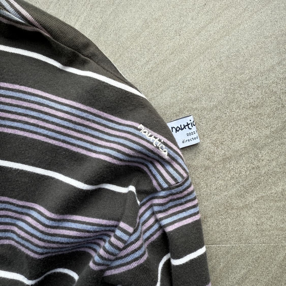 노티카 재팬 멀티보더 롱슬리브 L(XL) 상품이미지4