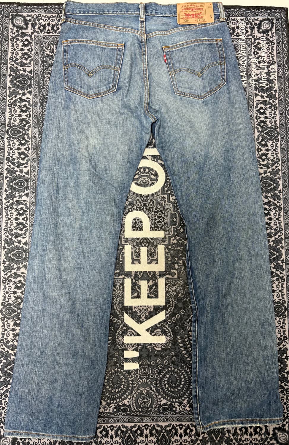 리바이스 501 데님 33/32 상품이미지5