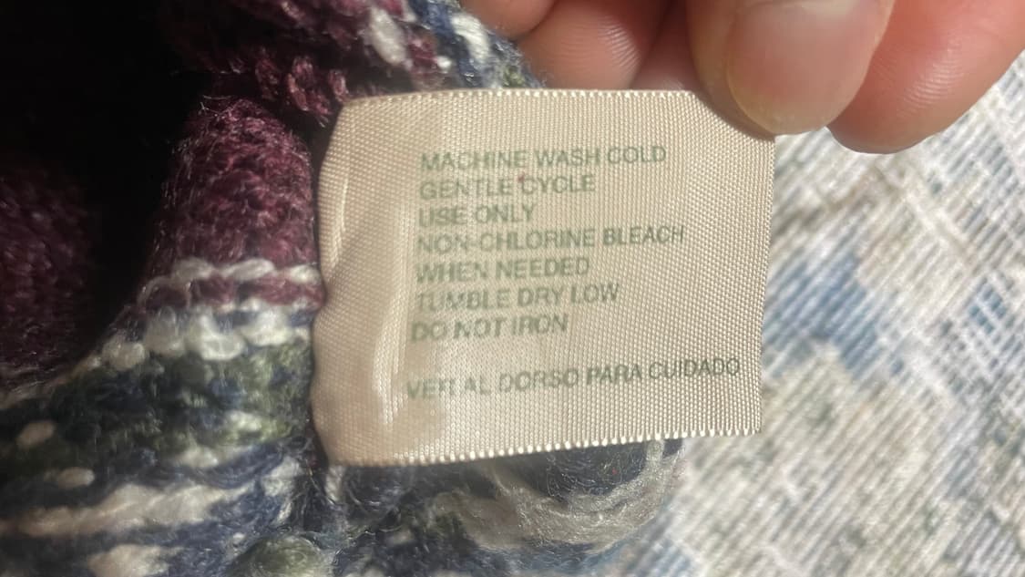 USA 90s 미국 빈티지 세인트 존스 베이 페어아일 울 니트 스웨터 L 상품이미지8