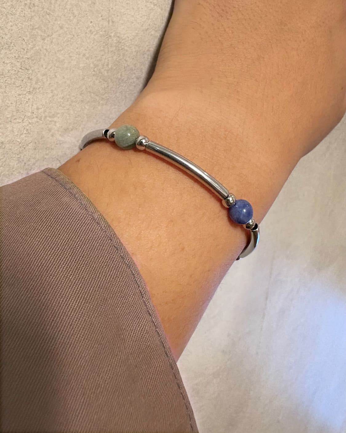 오색 스톤 뱅글 팔찌 상품이미지4