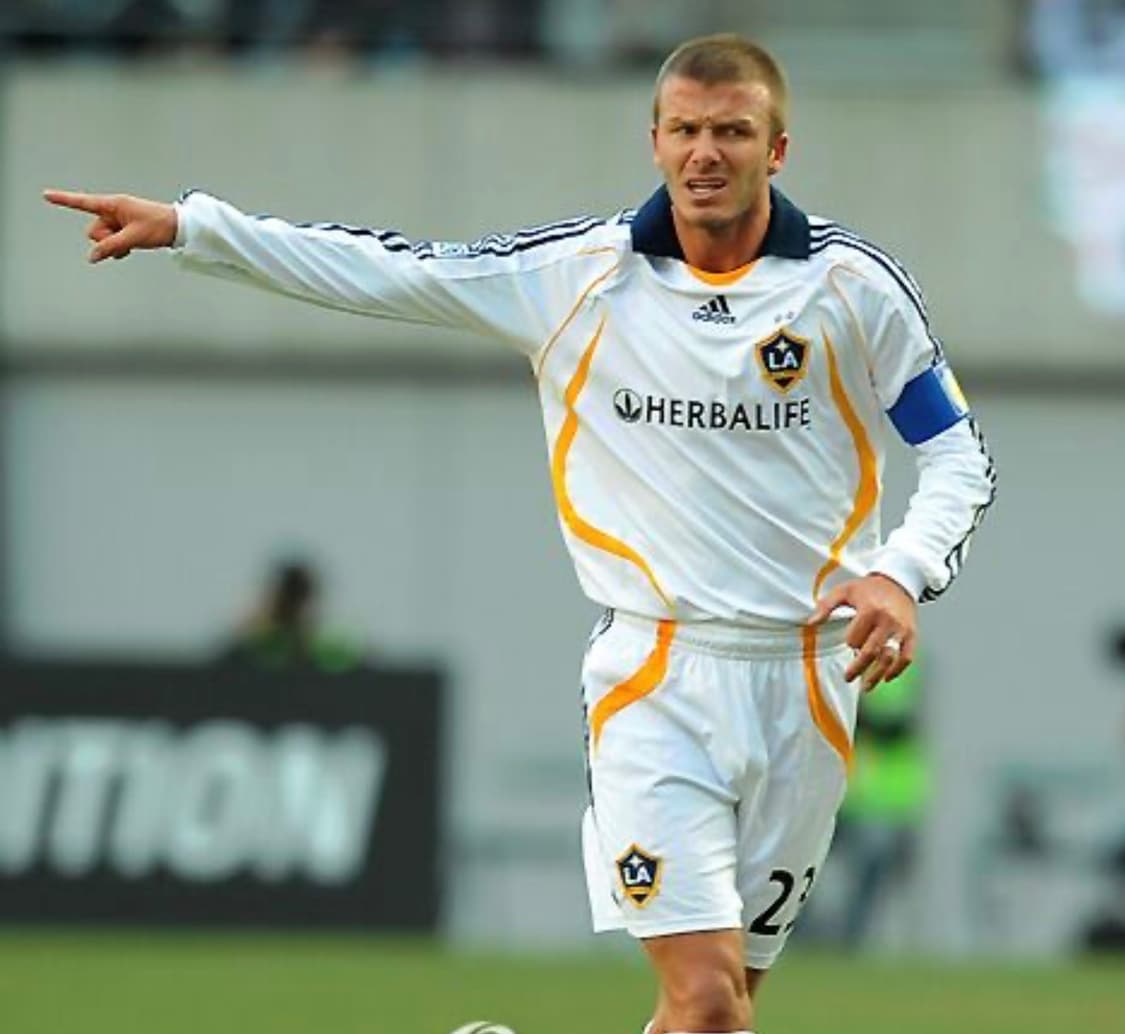 [S] 아디다스 LA갤럭시 07-08 홈 베컴 마킹 유니폼 상품이미지1