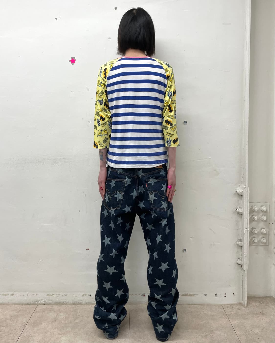 pma Batman Stripe Half Kitch Sleeve  상품이미지5