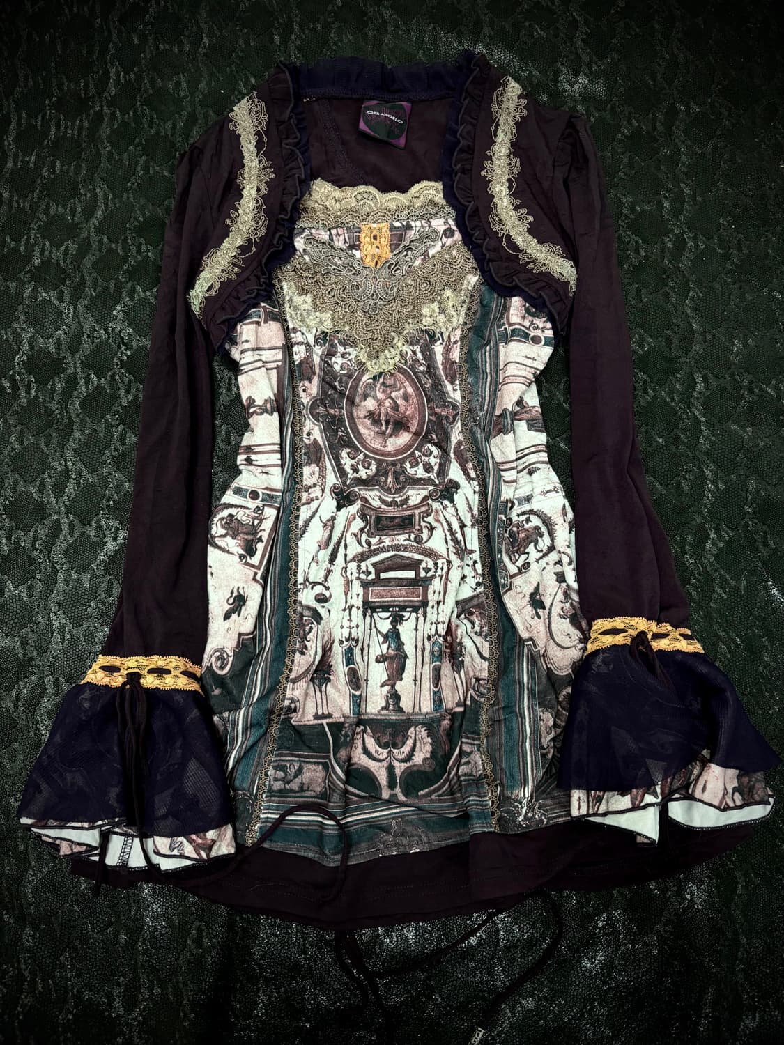 “Ozz On” Rare Full Print Design Purple L 상품이미지2