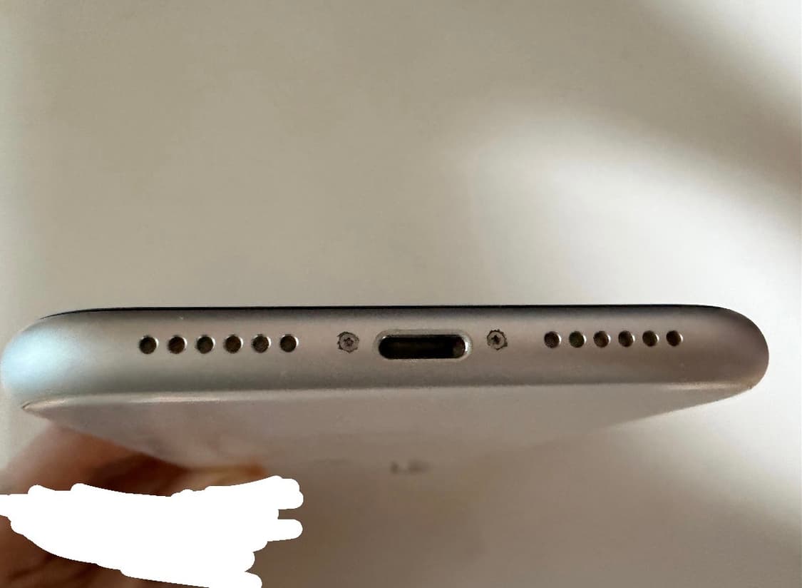 박스O) 아이폰xr 화이트 64기가 배터리79 상품이미지6