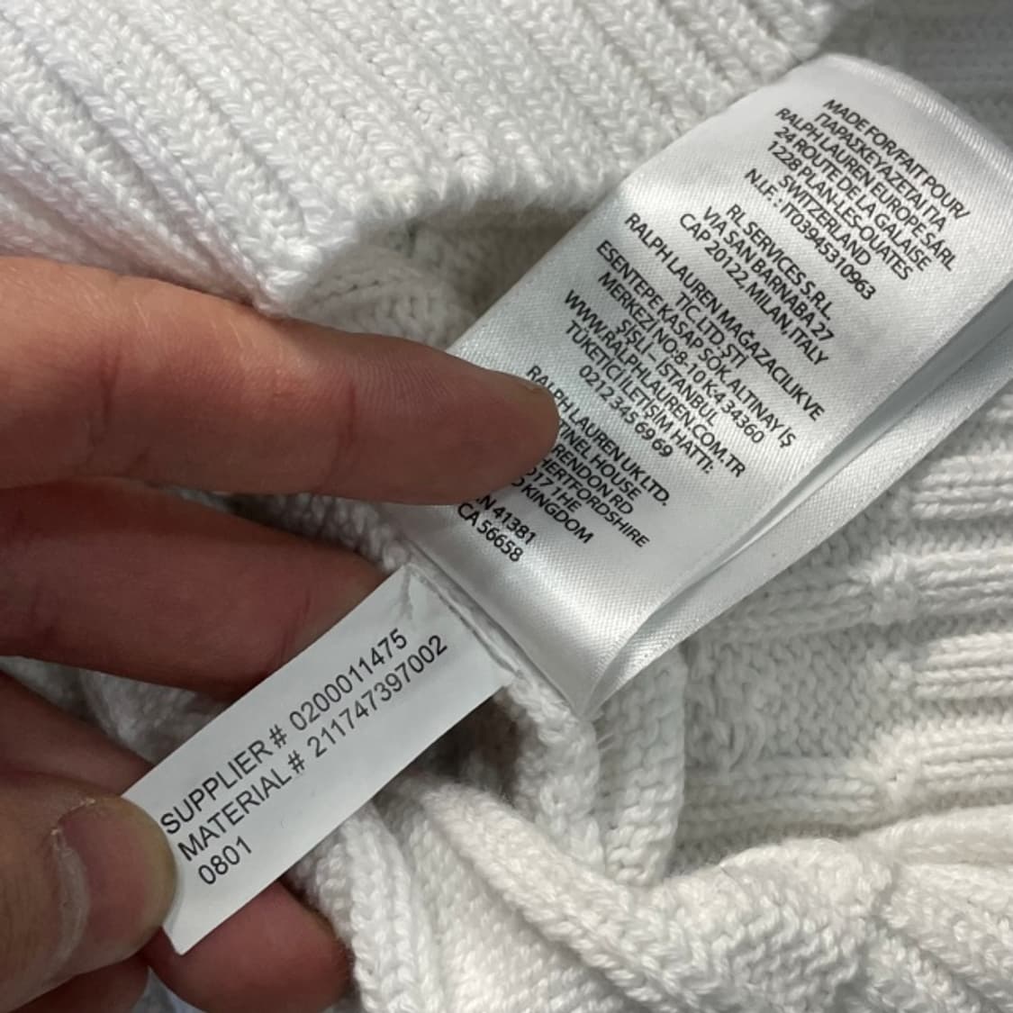 90 폴로 랄프로렌 신형 꽈배기 니트 상품이미지4