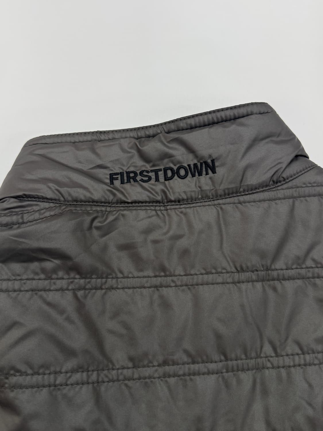 FIRST DOWN  누빔 경량패딩 애쉬 그레이 스트릿 글로시 일본 상품이미지5