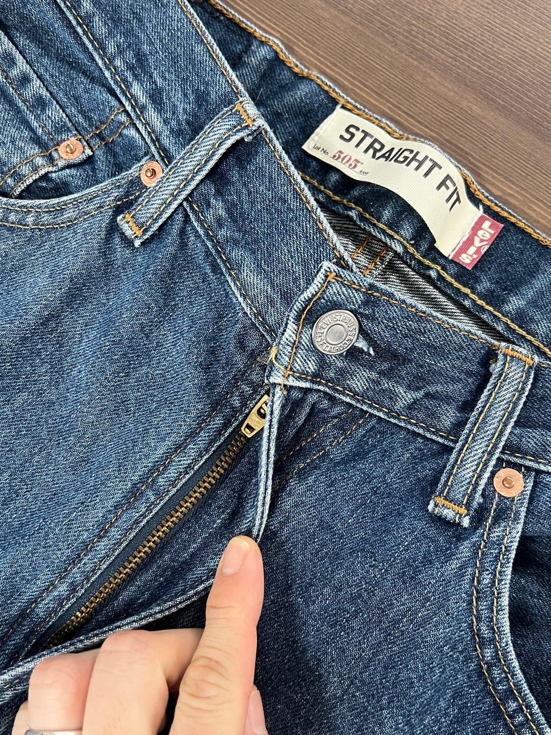 00s Levis 리바이스 505 스트레이트 핏 데님 팬츠 상품이미지6