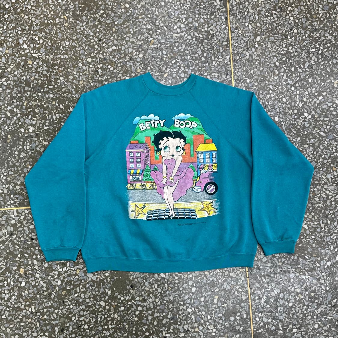 90s USA 베티붑 빈티지 스웻셔츠 XL 상품이미지1