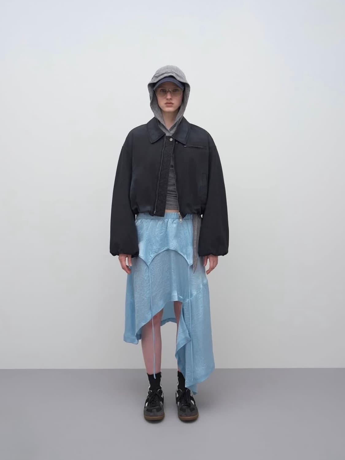 lcdc 워시드 크롭 패디드 자켓  상품이미지1