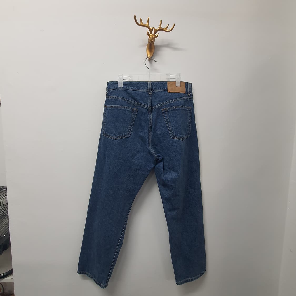 유니폼브릿지 원턱 데님 진청 상품이미지2