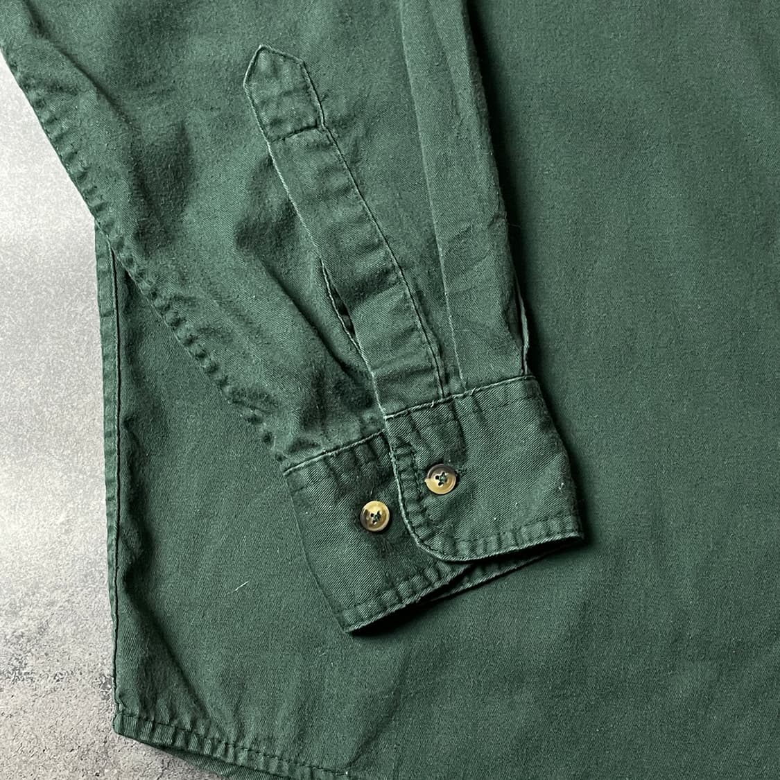 WRANGLER 랭글러 빈티지 그린 코튼 셔츠 A00456 상품이미지5