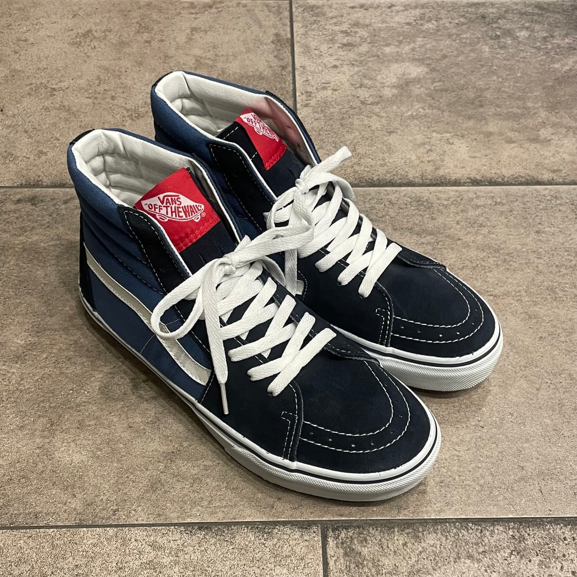 [택포](270)반스 올드스쿨 하이 블루 블랙 상품이미지1