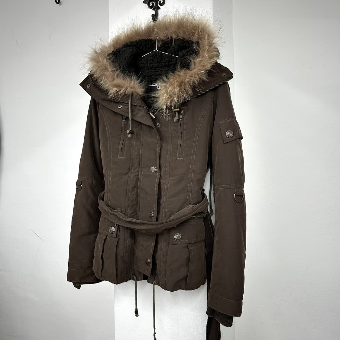 Cecil Mcbee brown fur jacket 상품이미지3