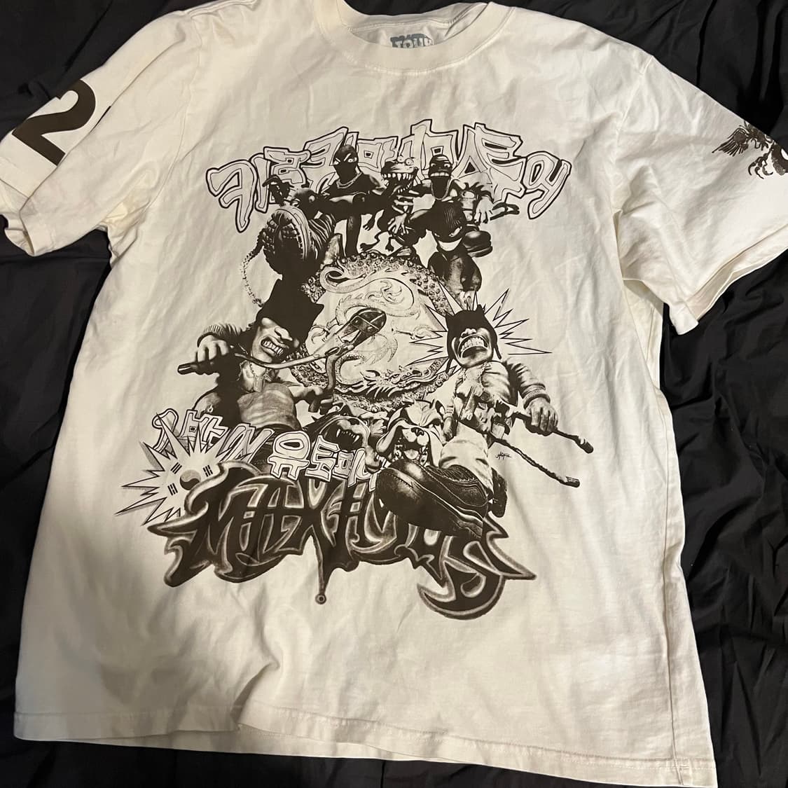 트래비스스캇 한국 머천 반팔  상품이미지1