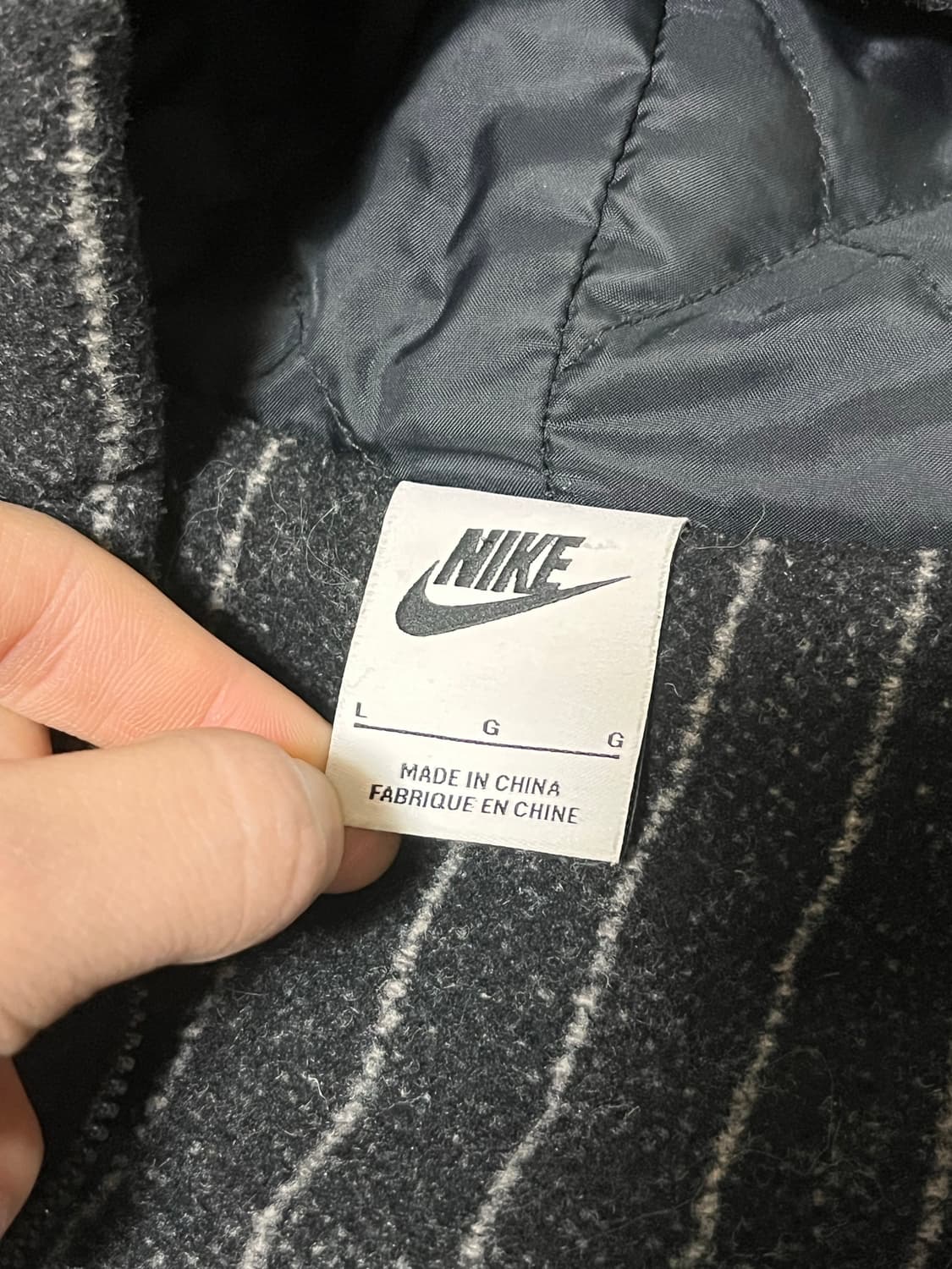 나이키 스투시 스트라이프 울 자켓 L 나투시 상품이미지5