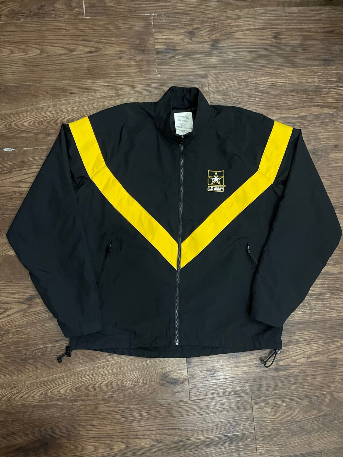 US ARMY APFU 미군 바람막이 자켓 블랙 MR 상품이미지1