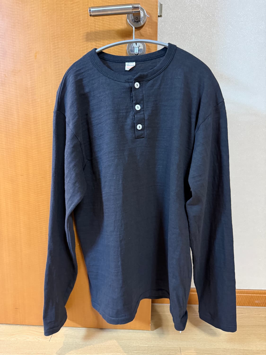 웨어하우스  헨리넥 긴팔 티셔츠 xl 팝니다(lot 5907) 상품이미지1