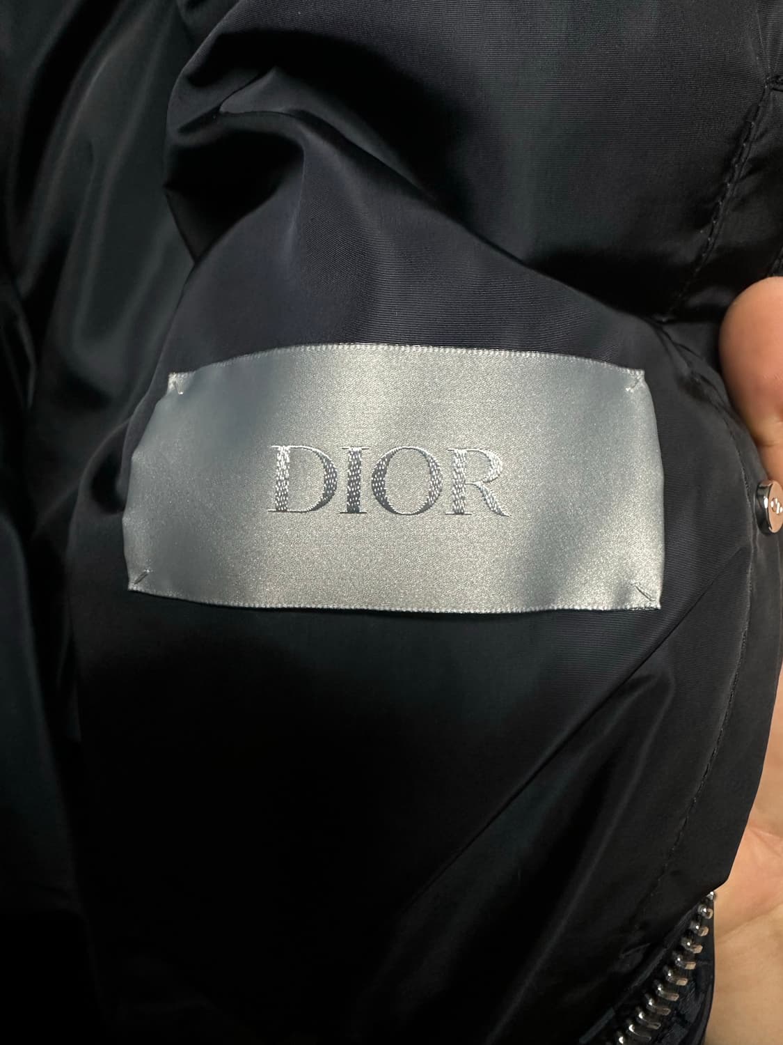(52) 디올 오블리크 패딩 자켓 블랙 상품이미지3