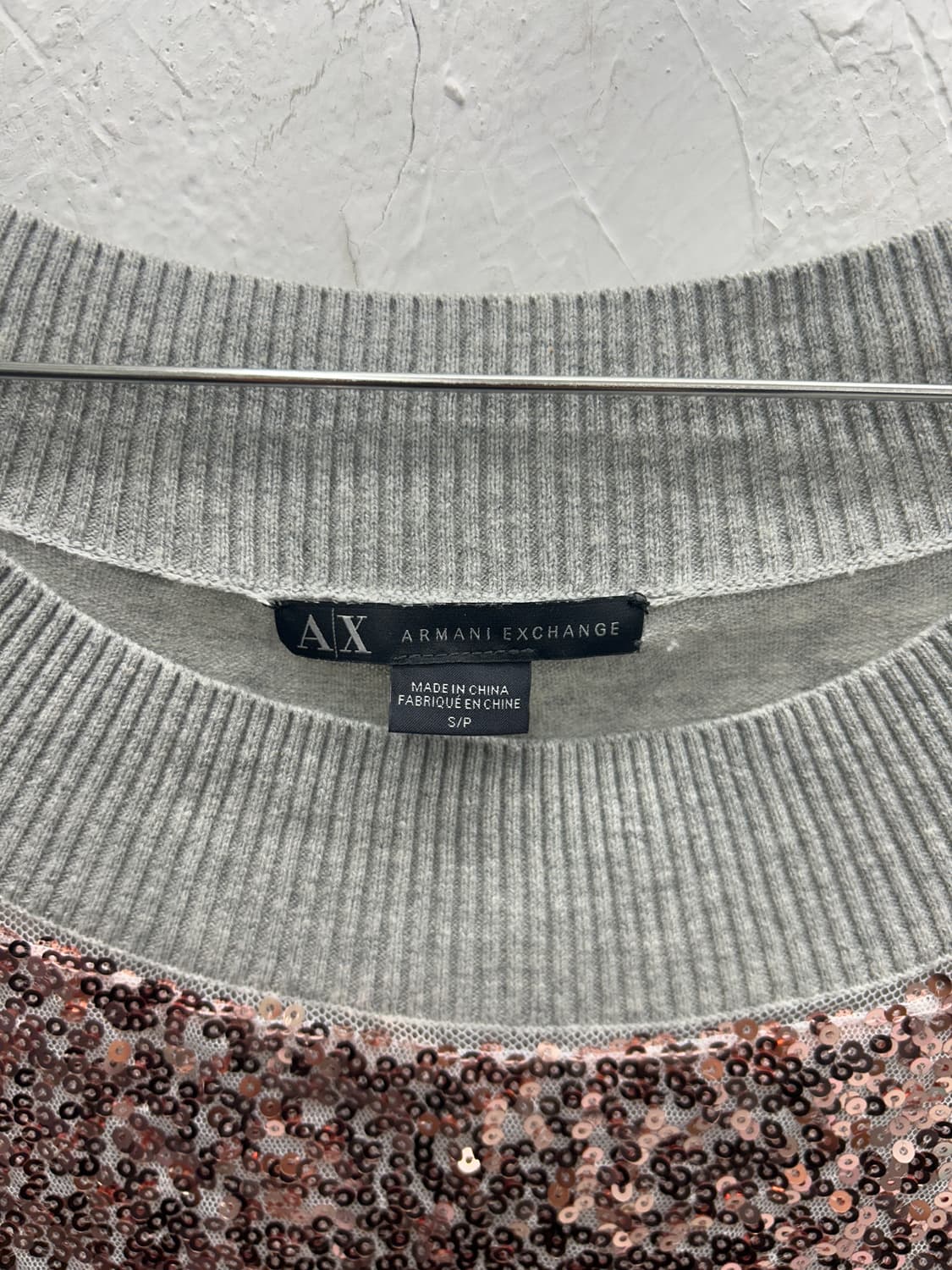 아르마니 익스테인지 스팽클 롱니트 상품이미지4