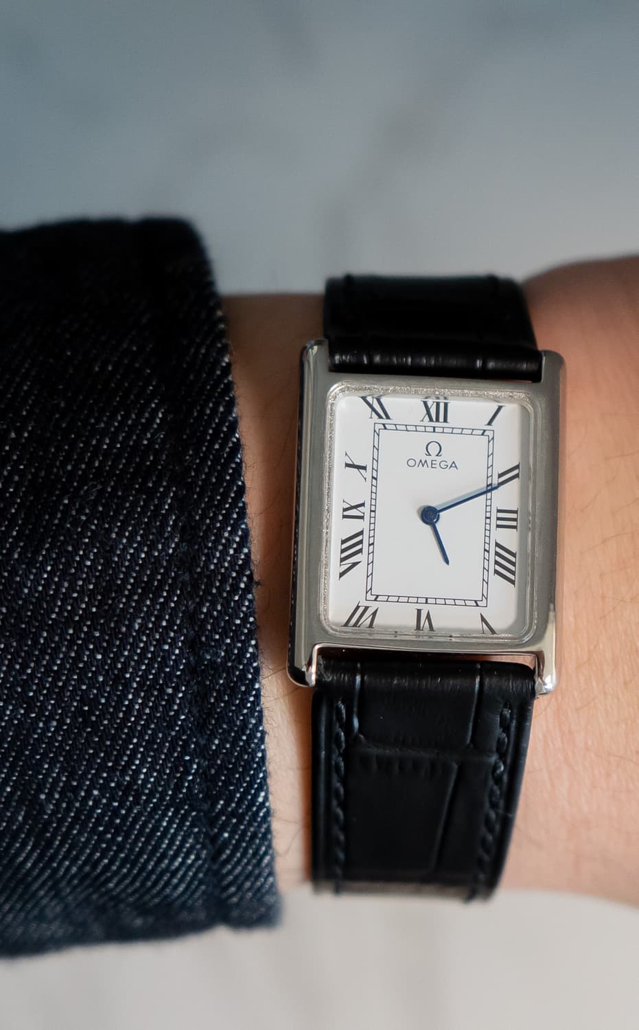 오메가 탱크 쿼츠 빈티지 시계 상품이미지1