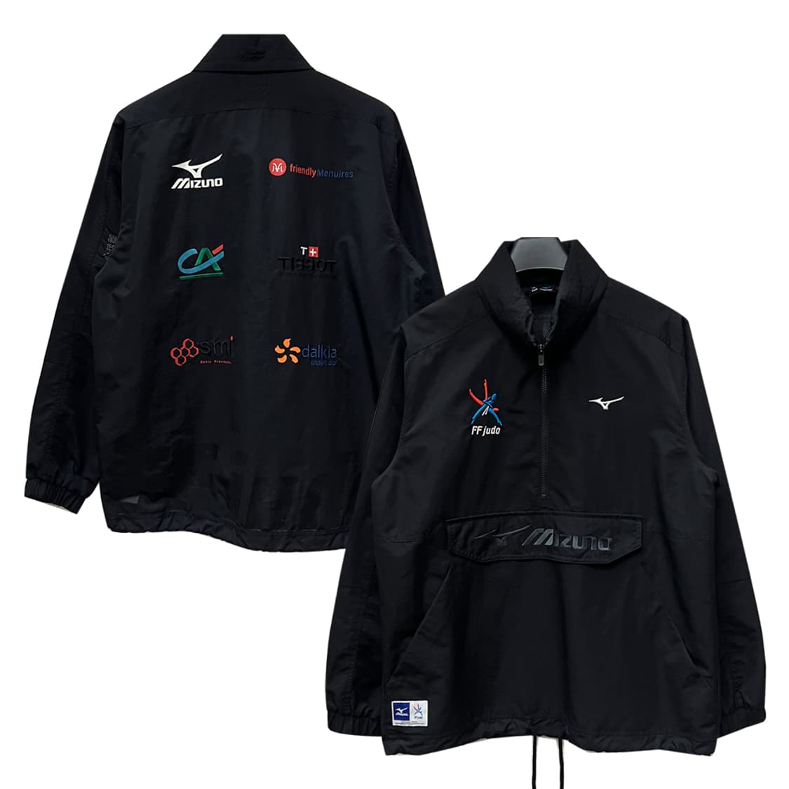 미즈노 x FF JUDO 유도 하프집업 바람막이 아노락 M 상품이미지1