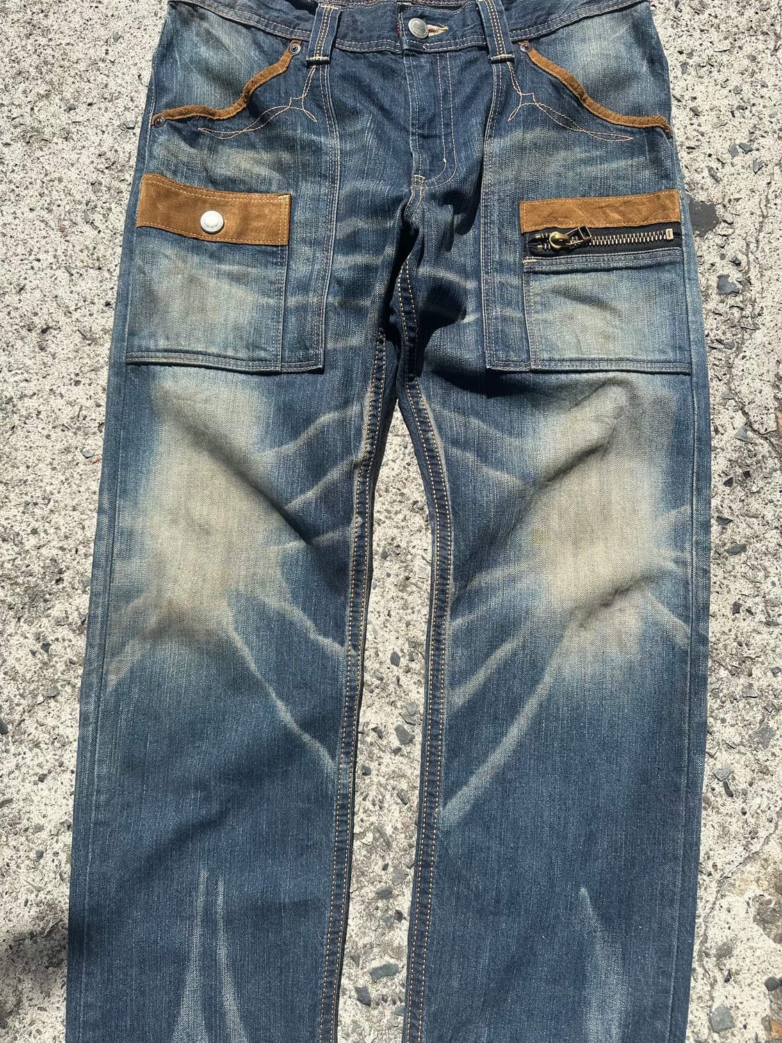 Edwin-XV concho denim washed pants 상품이미지7