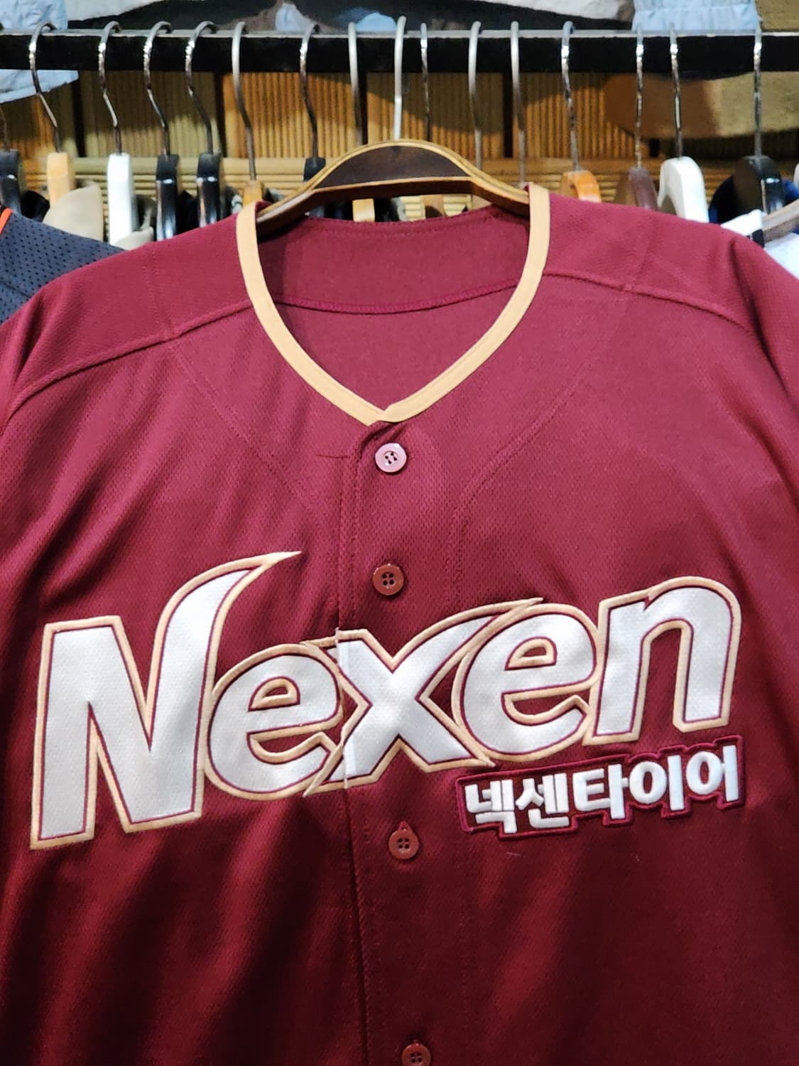(105) 넥센 히어로즈 야구져지 반팔 서건창 마킹 유니폼  상품이미지2