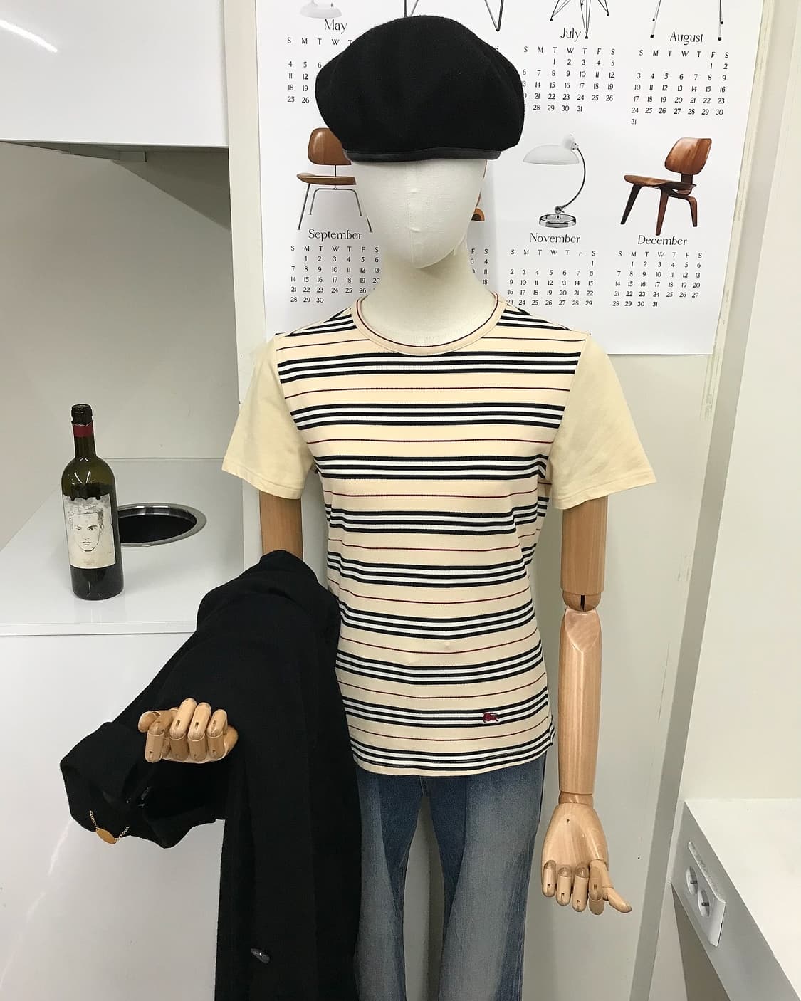 버버리 로고 단가라 빈팔티 상품이미지6