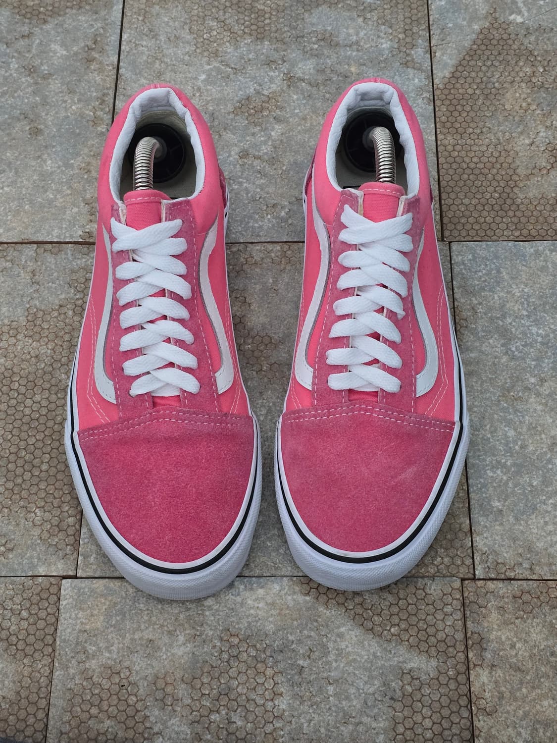 (250)반스 올드스쿨 핑크 화이트 상품이미지2