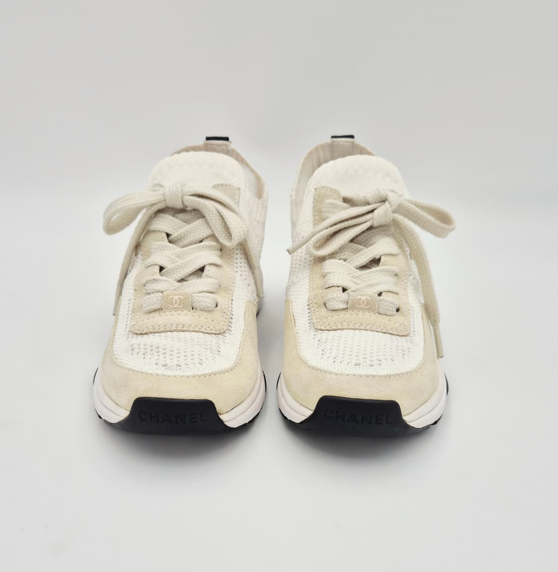 샤넬 니트 스웨이드 스니커즈 G38750 상품이미지2