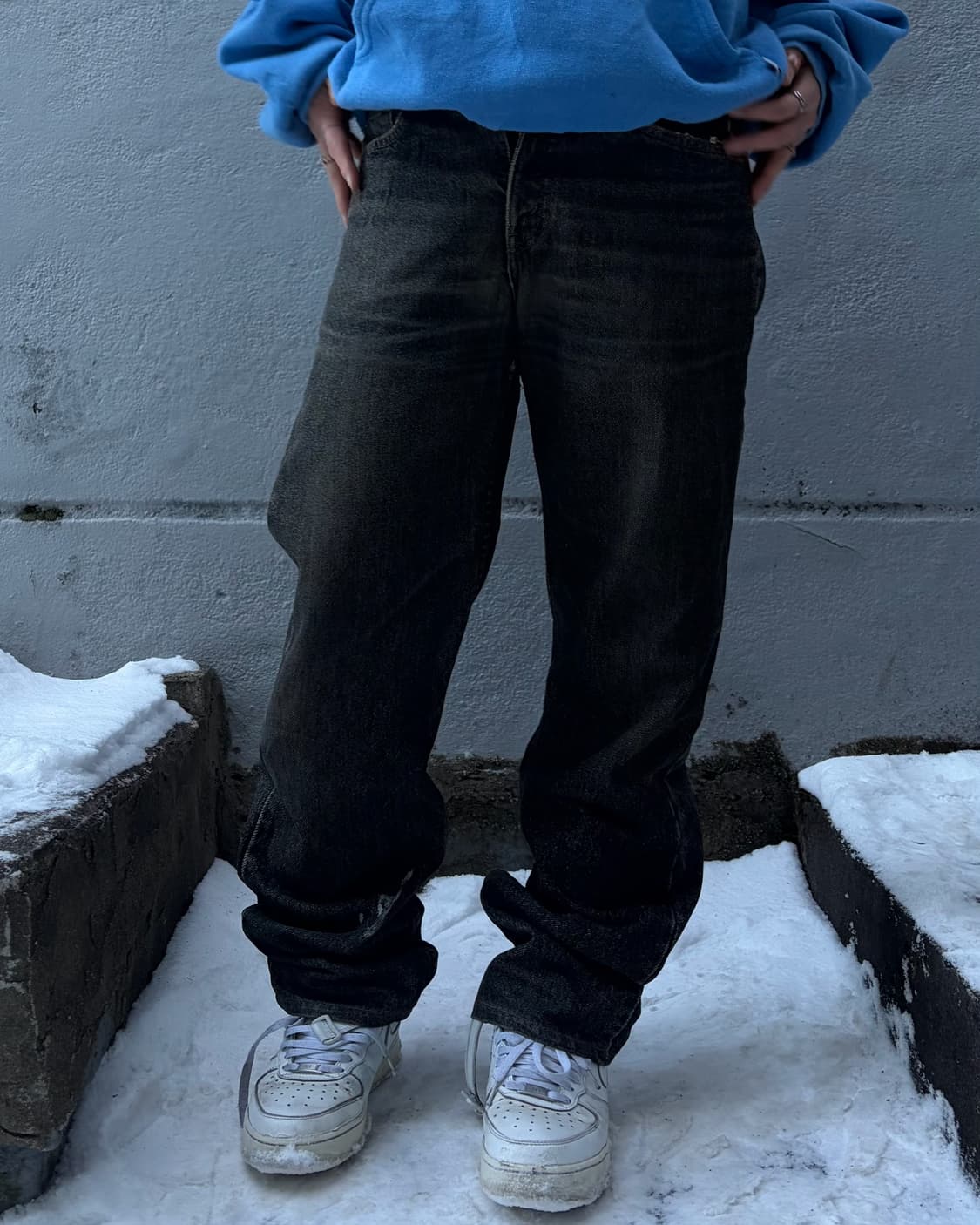 90s 🇺🇸LEVIS U.S.A black denim pants 상품이미지1