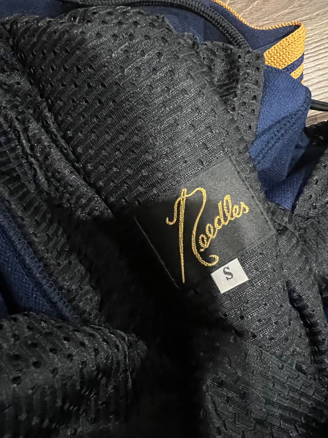 니들스 트랙팬츠 스트레이트 네이비/노랑
S 상품이미지5