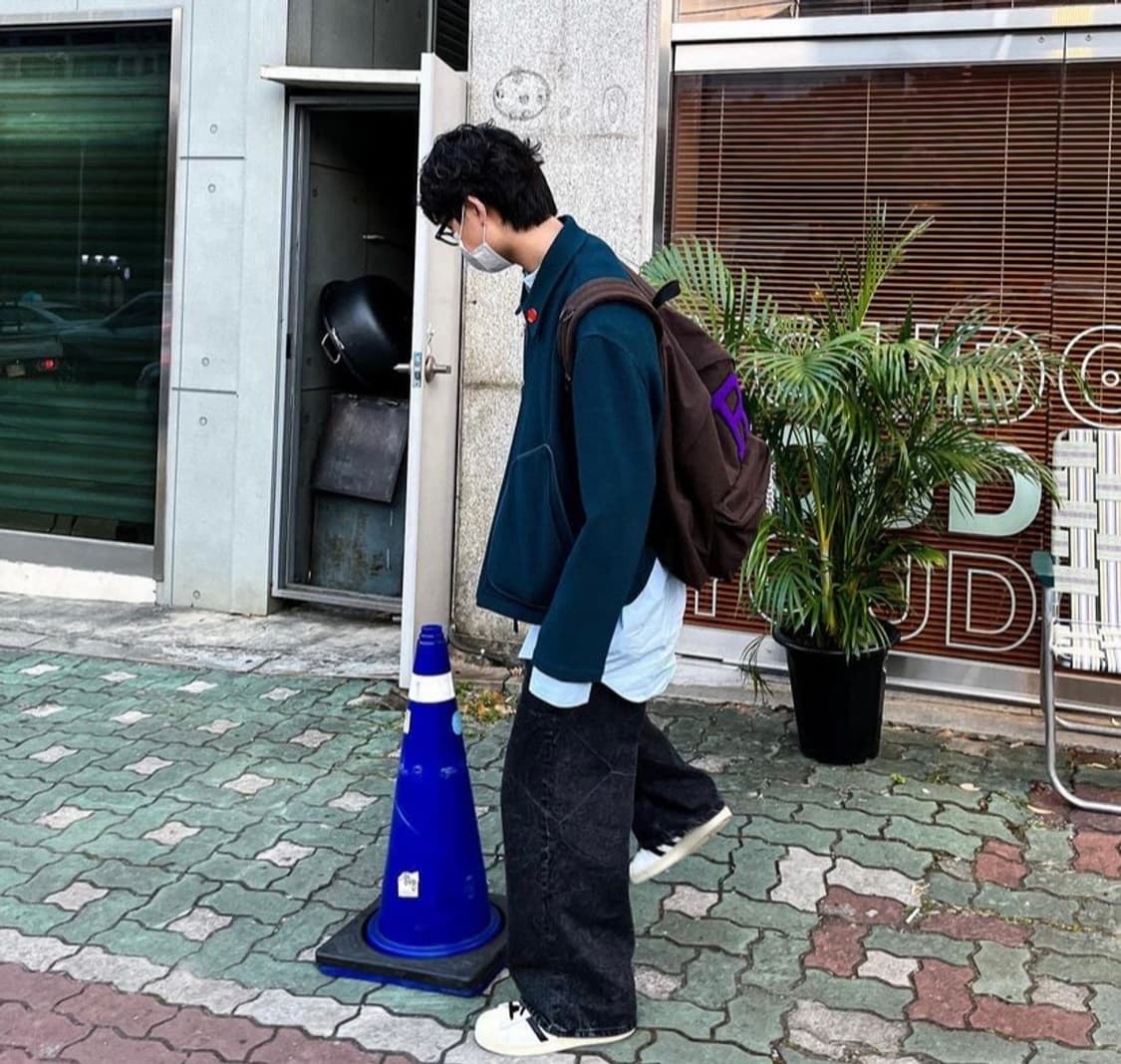 이얼즈어고 디스탕스 트위드 블루종 M 상품이미지4