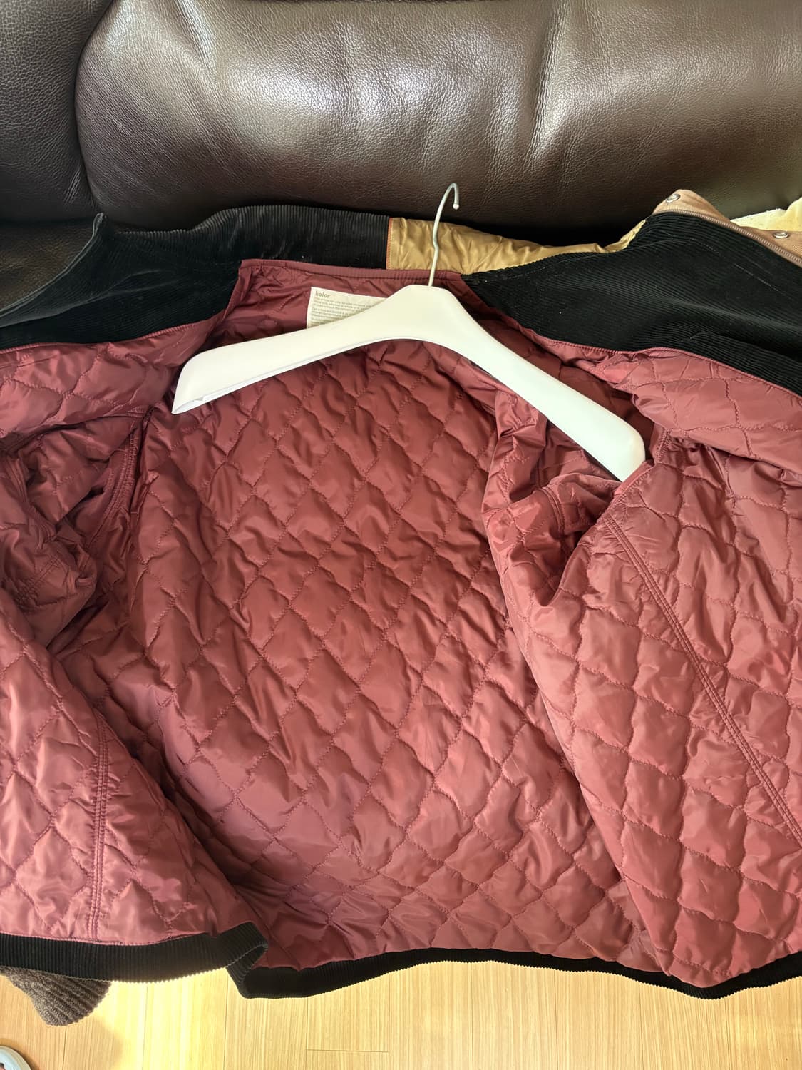 kolor 22fw 코듀로이 도킹 자켓 상품이미지3