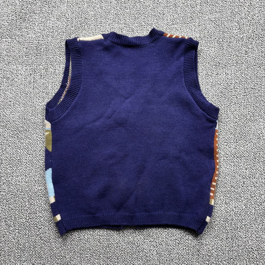 빈티지 패턴 니트 조끼 상품이미지3