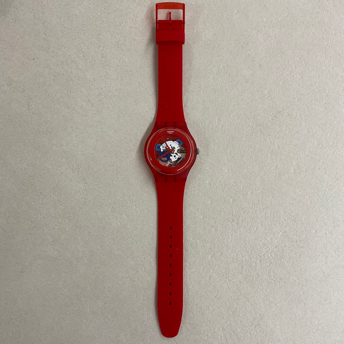 Swatch red Skeleton 상품이미지2