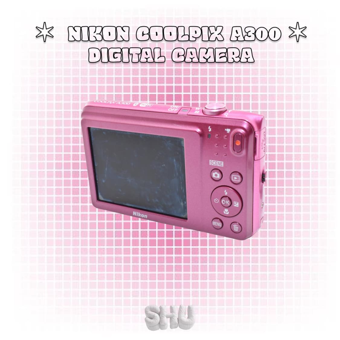 니콘 쿨픽스 A300 빈티지 디카 디지털카메라 핑크 상품이미지5