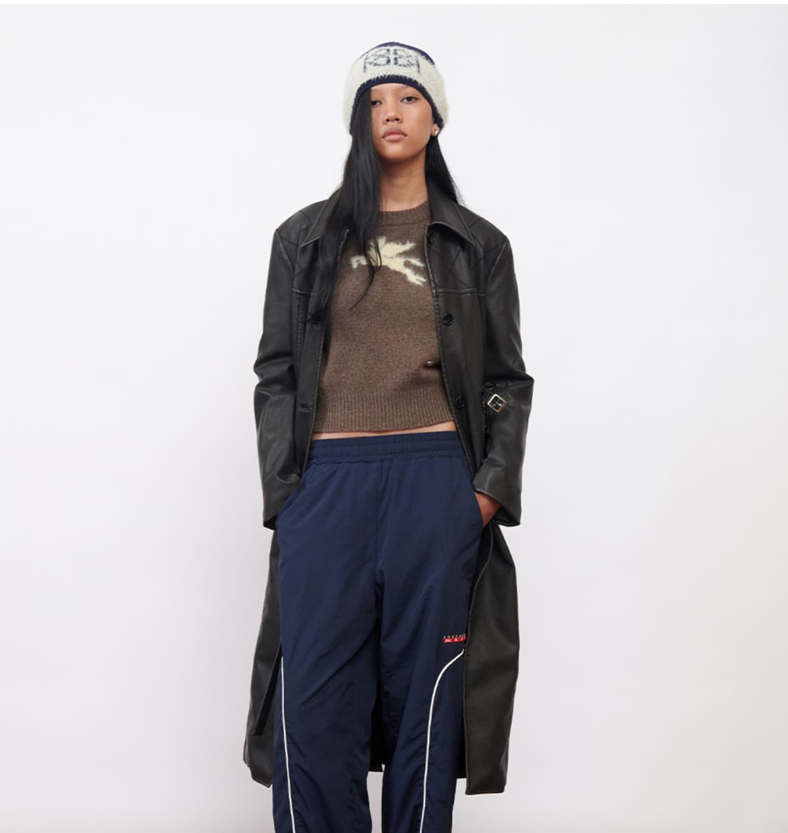 기준 kijun Pegasus Knit Pullover brown 상품이미지3