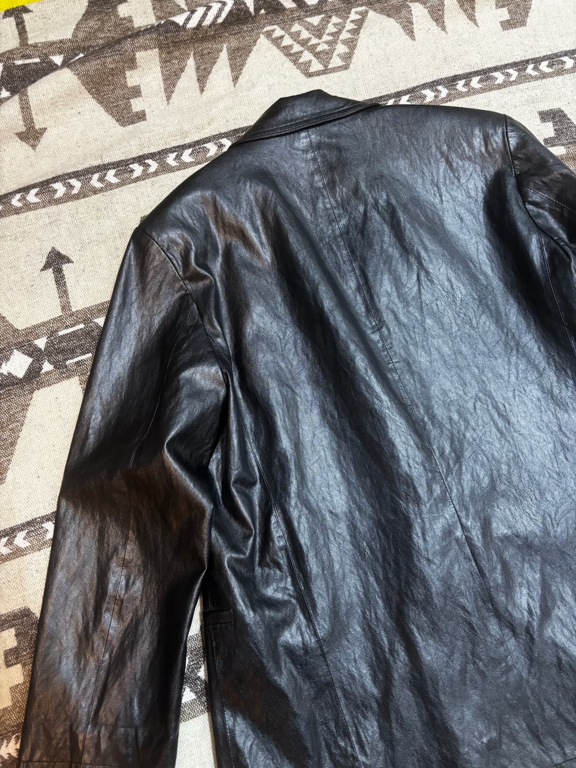 Material Lab 싱글 비건 레더 자켓   상품이미지6