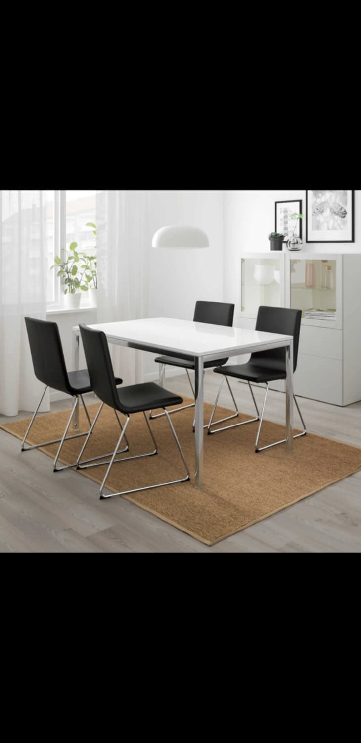 (튼튼한 메탈재질) 이케아 IKEA 토르스뷔 크롬도금 테이블 상품이미지6