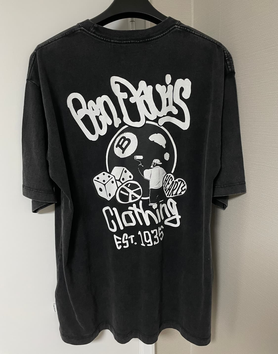 BEN DAVIS 벤데이비스 피그먼트 워싱 오버핏 반팔 티셔츠(새상품) 상품이미지1