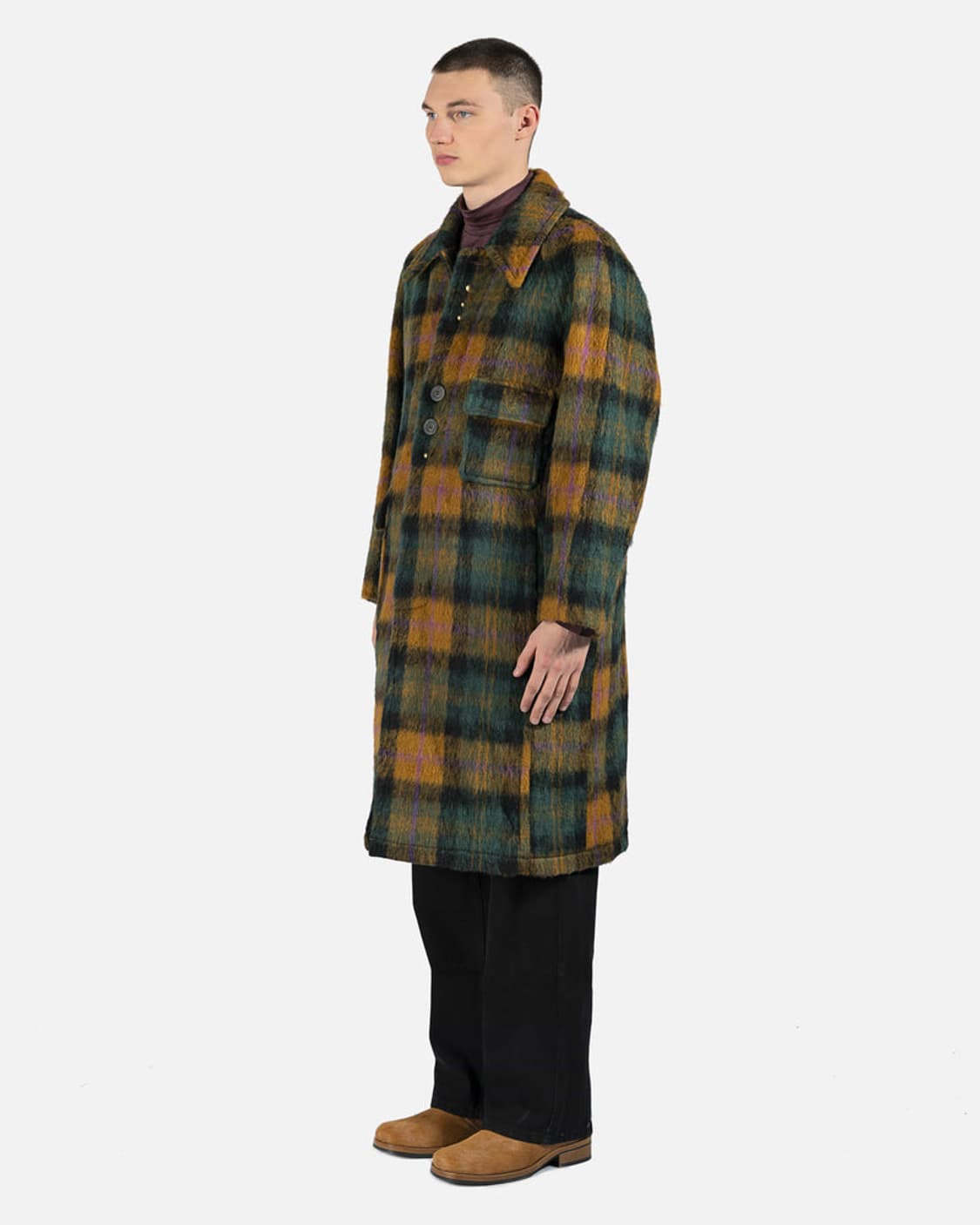 Harry Check Balmacaan Coat 상품이미지1
