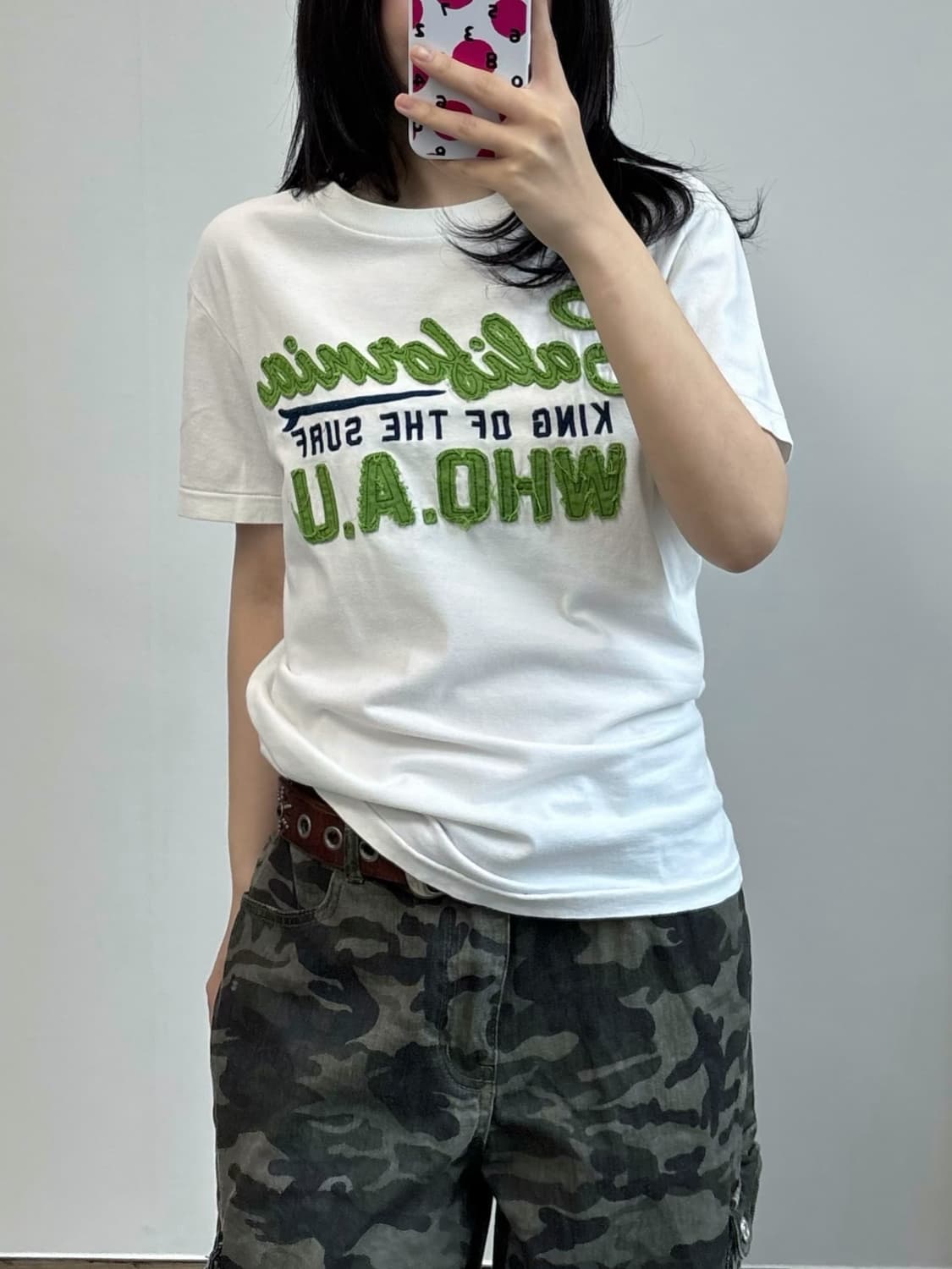 후아유 y2k 반팔 티셔츠 상품이미지1