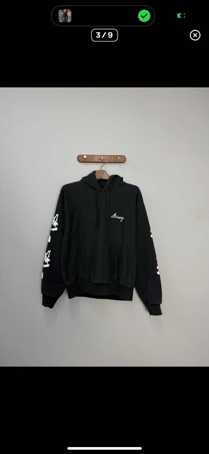 스투시 파라다이스 로스트 빅로고 후드티 A3552 상품이미지2